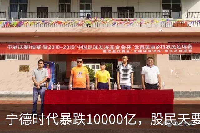 宁德时代暴跌10000亿，股民天要塌了