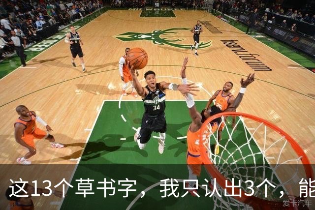 这13个草书字，我只认出3个，能100%认识的，您是真有两把刷子！
