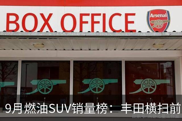9月燃油SUV销量榜：丰田横扫前十一，哈弗H6只剩零头